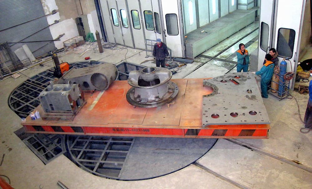 5.3-meter Railway Turntable 60 tons