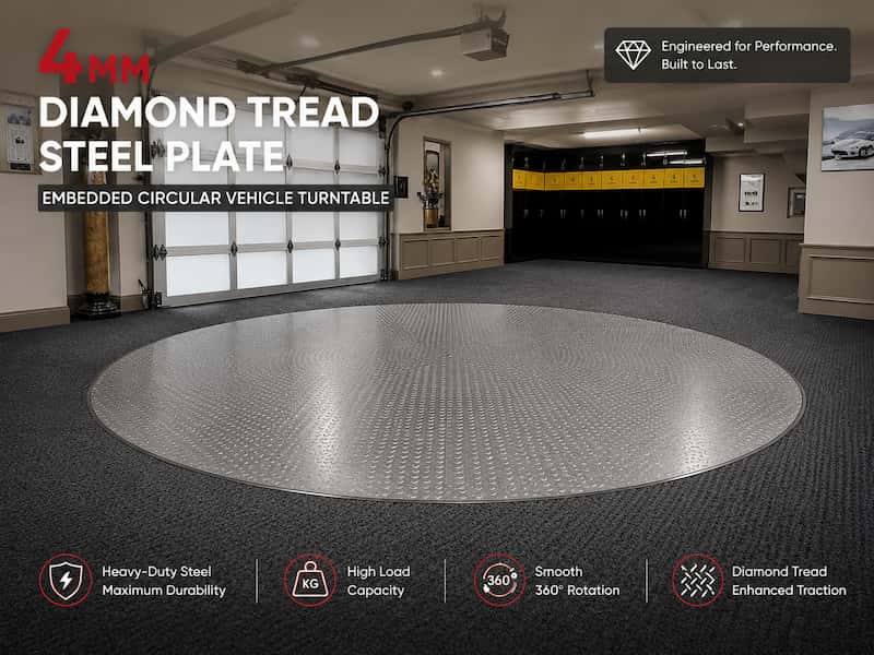Steel Plate and Diamond Tread Steel Plate options